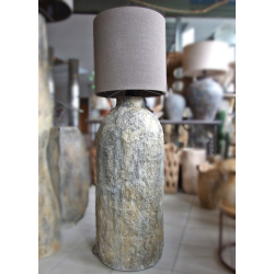Lampa podłogowa / Stołowa z surowej ceramicki 136cm